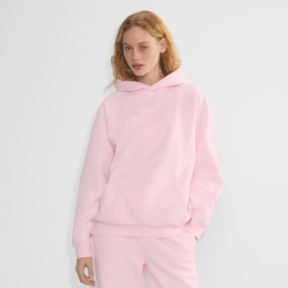 Aritzia villa pink mega raglan hoodie